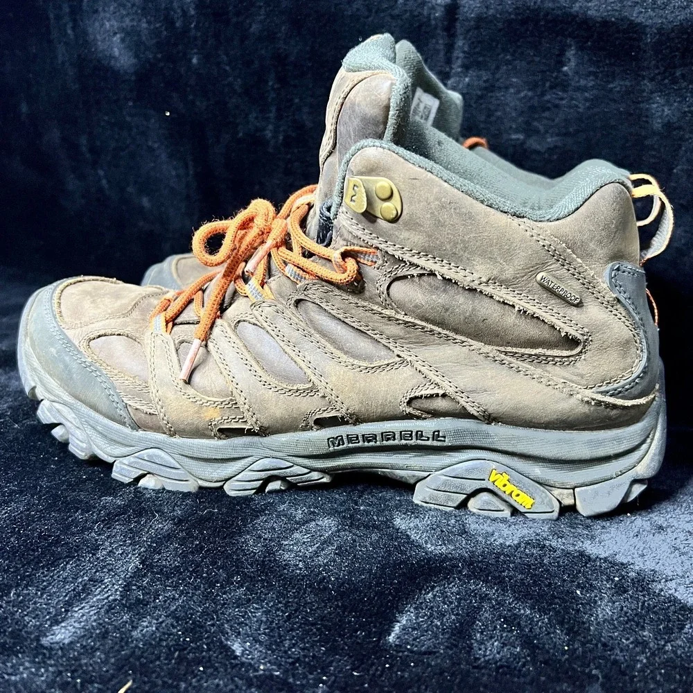 Merrell Moab 3 Prime Mid J035763 Mens 14 Boot Brown Canteen Leather Hiking Boots